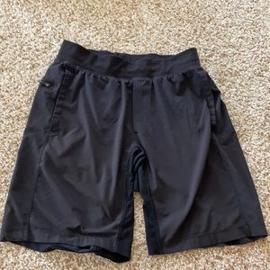 Lululemon the short 9 inch linerless black shorts